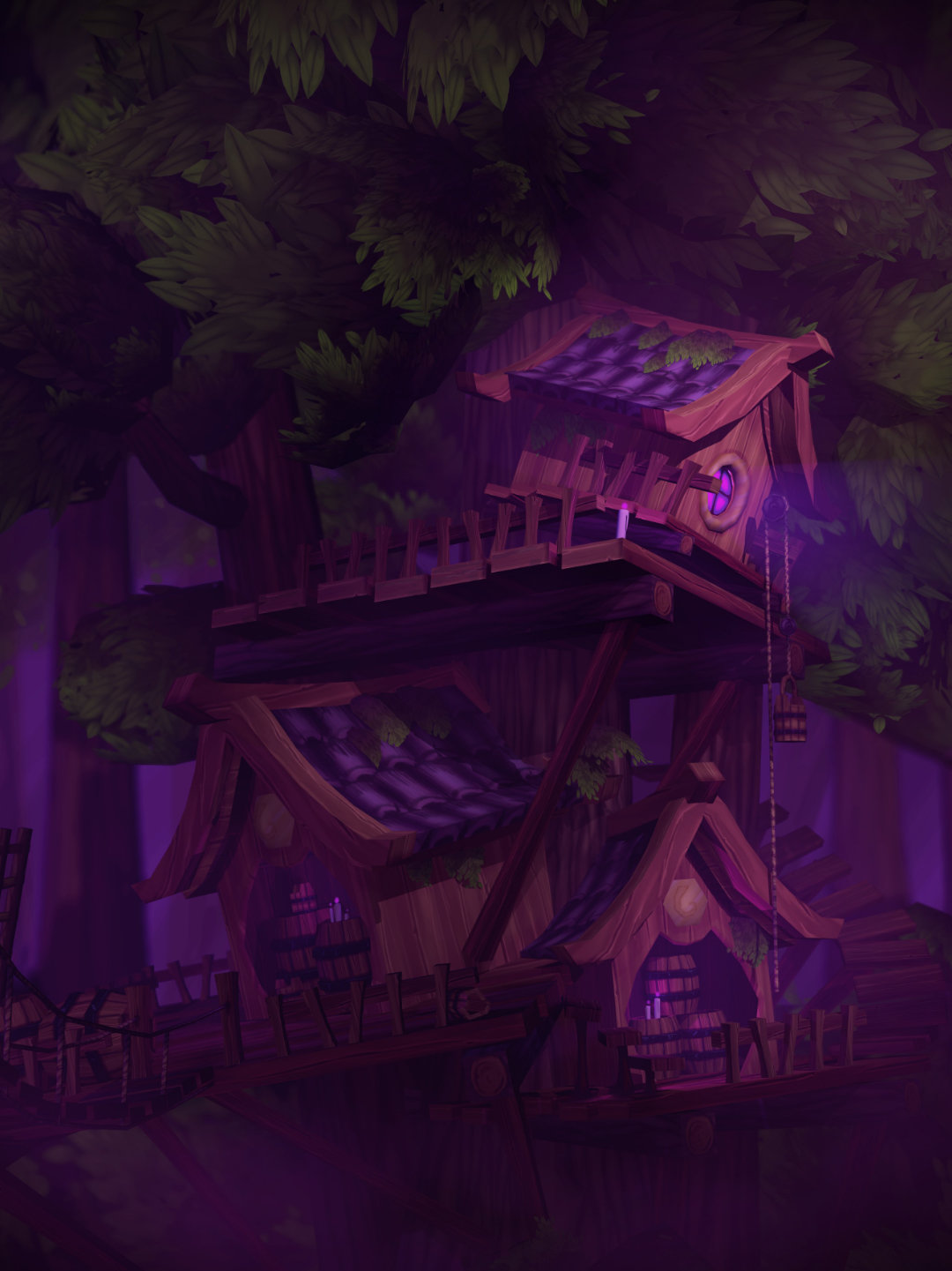 Treetop Hermit Hut